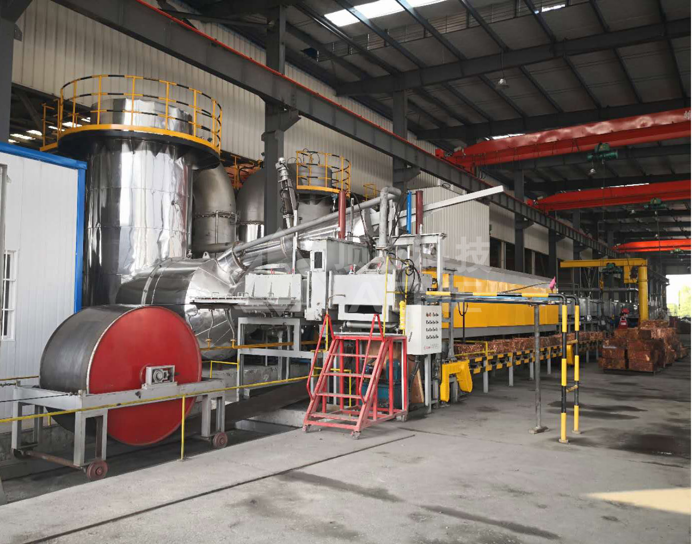 废漆包线连续无氧热解成套装备 废漆包线连续无氧热解成套装备