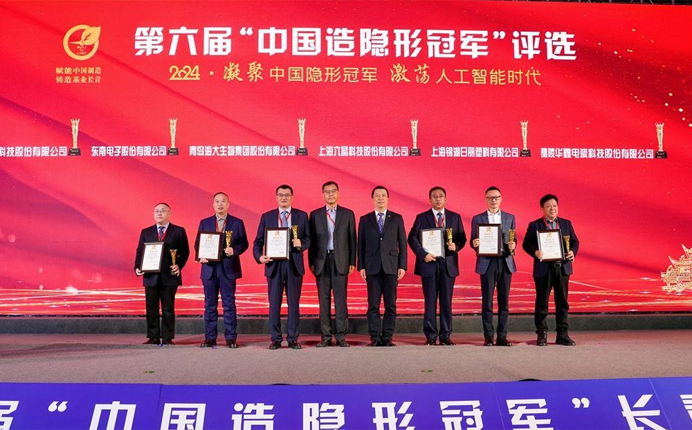 F66永乐科技荣获第六届“中国造隐形冠军”称号